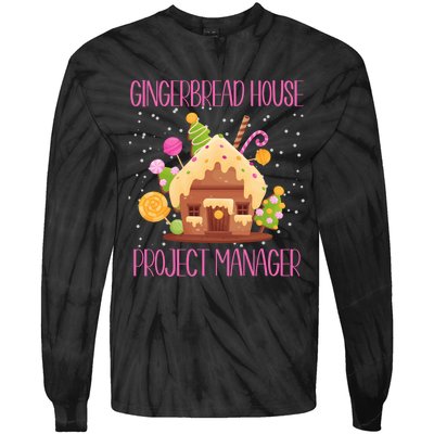 Gingerbread House Project Manager Family Matching Tie-Dye Long Sleeve Shirt