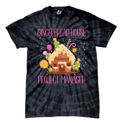 Gingerbread House Project Manager Family Matching Tie-Dye T-Shirt