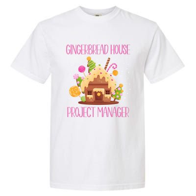 Gingerbread House Project Manager Family Matching Garment-Dyed Heavyweight T-Shirt