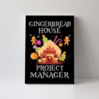 Gingerbread House Project Manager Decorating Baking Xmas Canvas