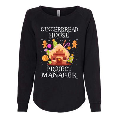 Gingerbread House Project Manager Decorating Baking Xmas Womens California Wash Sweatshirt