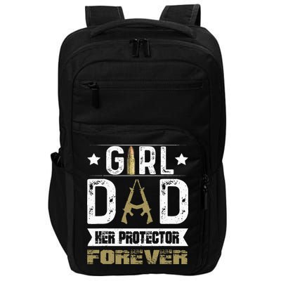 GirlDad Her Protector Forever Father Day Impact Tech Backpack