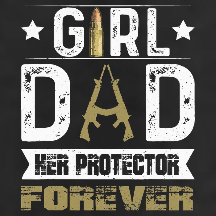 GirlDad Her Protector Forever Father Day 25L Jumbo Tote