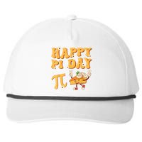 Groovy Happy Pi Day Mathematics Math Teacher Pi Day 3.14 Snapback Five-Panel Rope Hat