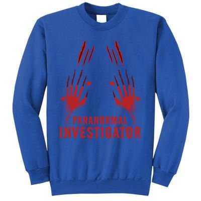 Ghost Hunting Paranormal Investigator Cool Gift Tall Sweatshirt