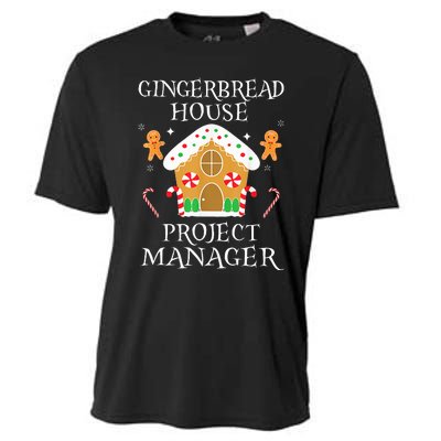 Gingerbread House Project manager Decorating  Cooling Performance Crew T-Shirt