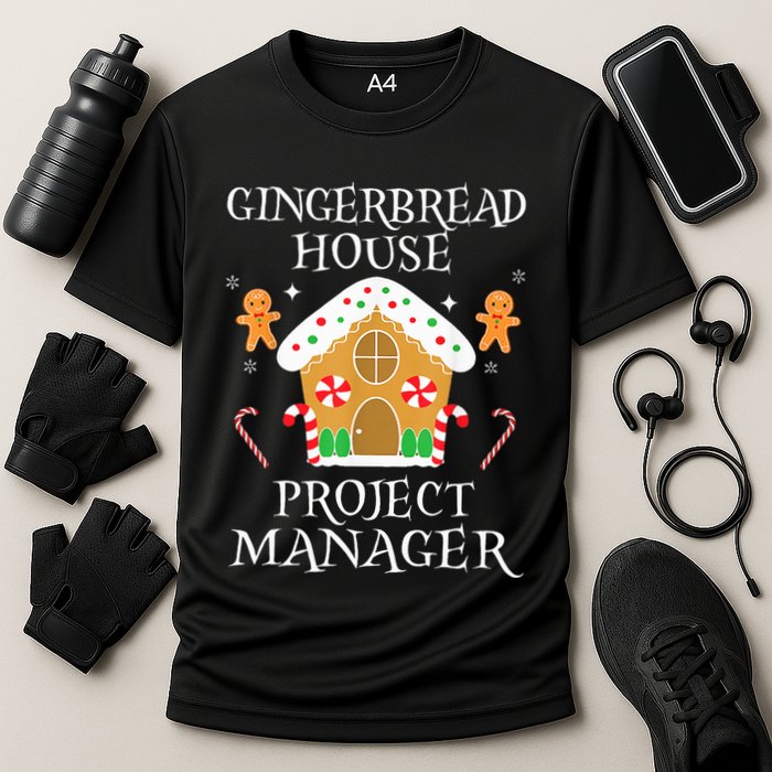 Gingerbread House Project manager Decorating  Performance Shirt