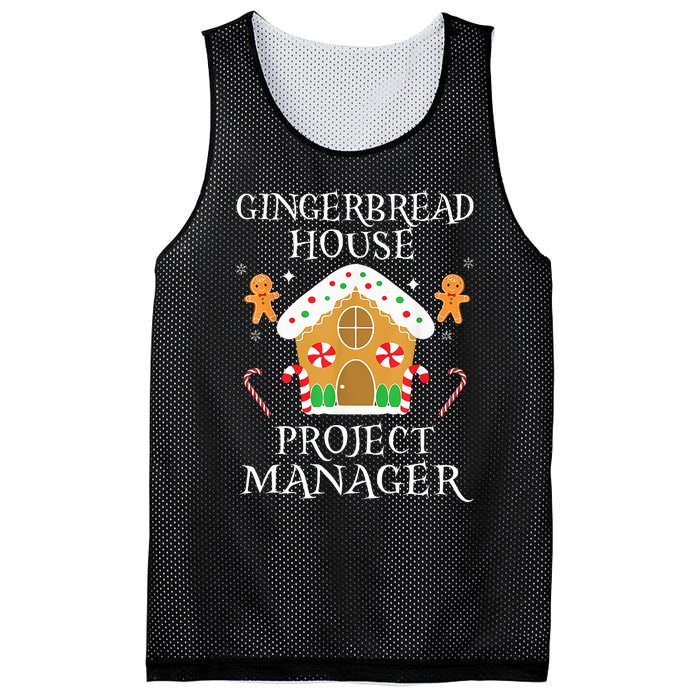 Gingerbread House Project manager Decorating  Mesh Reversible Basketball Jersey Tank