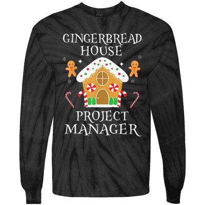 Gingerbread House Project manager Decorating  Tie-Dye Long Sleeve Shirt