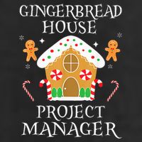 Gingerbread House Project manager Decorating  Golf Towel