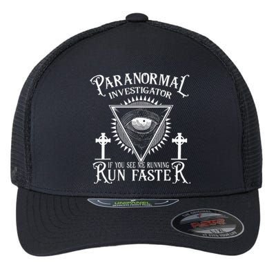 Ghost Hunter Paranormal Investigator Flexfit Unipanel Trucker Cap