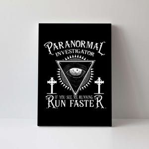 Ghost Hunter Paranormal Investigator Canvas