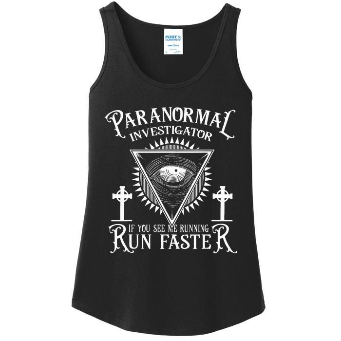 Ghost Hunter Paranormal Investigator Ladies Essential Tank