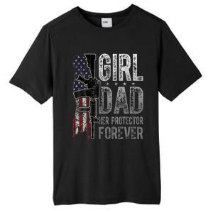 GirlDad Her Protector Forever Funny Father Tall Fusion ChromaSoft Performance T-Shirt