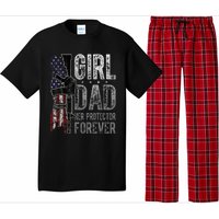 GirlDad Her Protector Forever Funny Father Pajama Set