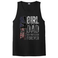 GirlDad Her Protector Forever Funny Father PosiCharge Competitor Tank