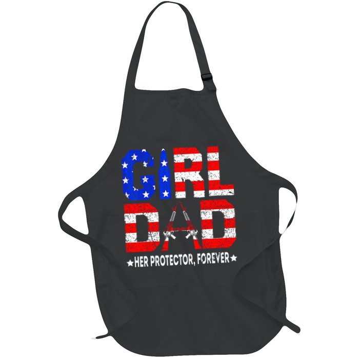 GirlDad Her Protector Forever Funny Father Apron