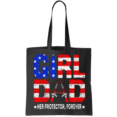 GirlDad Her Protector Forever Funny Father Bag