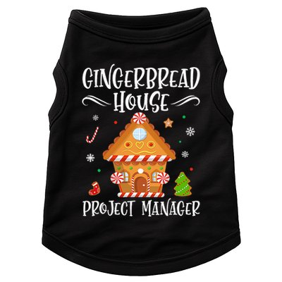 Gingerbread House Project Manager Baking Xmas Pajamas Doggie Tank