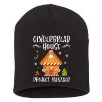 Gingerbread House Project Manager Baking Xmas Pajamas Short Acrylic Beanie