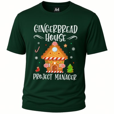 Gingerbread House Project Manager Baking Xmas Pajamas Performance Shirt