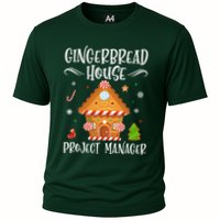 Gingerbread House Project Manager Baking Xmas Pajamas Cooling Performance Crew T-Shirt