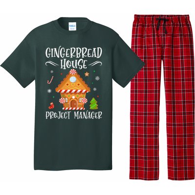 Gingerbread House Project Manager Baking Xmas Pajamas Pajama Set