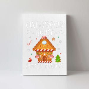 Gingerbread House Project Manager Baking Xmas Pajamas Canvas