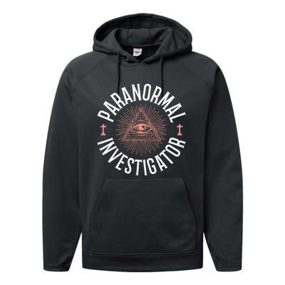 Ghost Hunter Paranormal Investigator Performance Fleece Hoodie