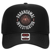 Ghost Hunter Paranormal Investigator High Crown Mesh Back Trucker Hat