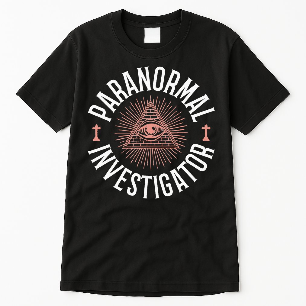 Ghost Hunter Paranormal Investigator Tall T-Shirt