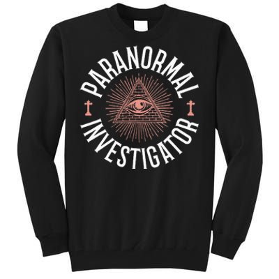 Ghost Hunter Paranormal Investigator Tall Sweatshirt