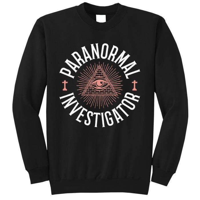 Ghost Hunter Paranormal Investigator Tall Sweatshirt