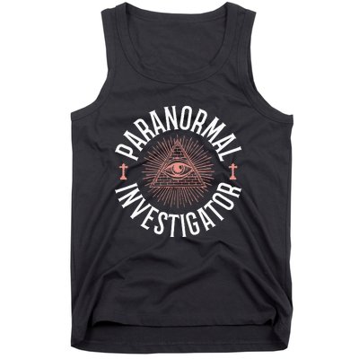 Ghost Hunter Paranormal Investigator Tank Top