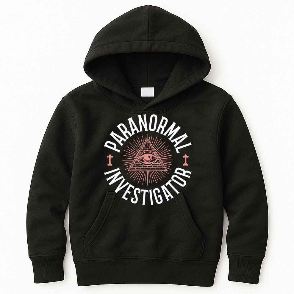 Ghost Hunter Paranormal Investigator Kids Hoodie