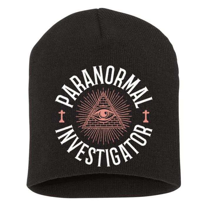 Ghost Hunter Paranormal Investigator Short Acrylic Beanie