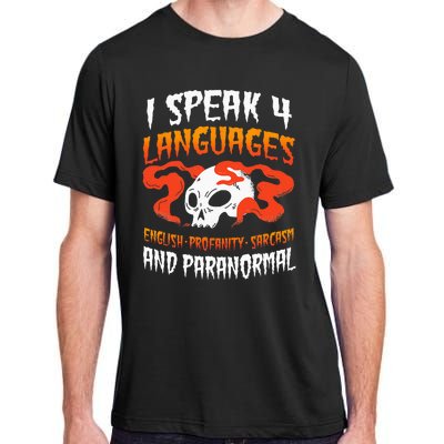 Ghost Hunter Paranormal Hunting EVP Spirit Hunt Halloween Adult ChromaSoft Performance T-Shirt