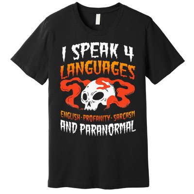 Ghost Hunter Paranormal Hunting EVP Spirit Hunt Halloween Premium T-Shirt