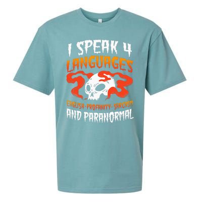 Ghost Hunter Paranormal Hunting EVP Spirit Hunt Halloween Sueded Cloud Jersey T-Shirt