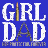 GirlDad Her Protector Forever Funny Father Visor