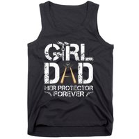 GirlDad Her Protector Forever Funny Father Tank Top