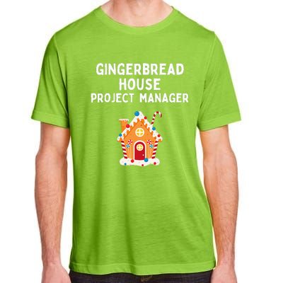 Gingerbread House Project Manager gift for christmas  Adult ChromaSoft Performance T-Shirt