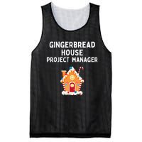 Gingerbread House Project Manager gift for christmas  Mesh Reversible Basketball Jersey Tank