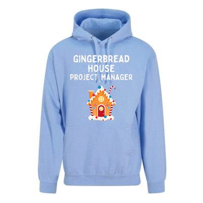 Gingerbread House Project Manager gift for christmas  Unisex Surf Hoodie