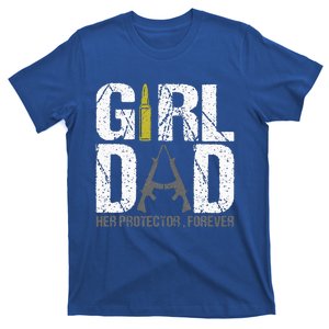 GirlDad Her Protector Forever Funny Father T-Shirt