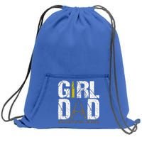 GirlDad Her Protector Forever Funny Father Sweatshirt Cinch Pack Bag