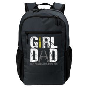 GirlDad Her Protector Forever Funny Father Daily Commute Backpack