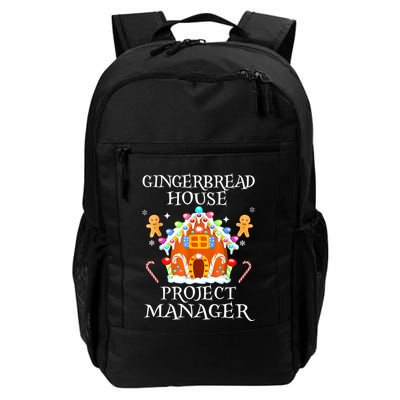 Gingerbread House Project Manager Decorating Baking Xmas Backpack
