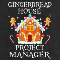 Gingerbread House Project Manager Decorating Baking Xmas Golf Towel