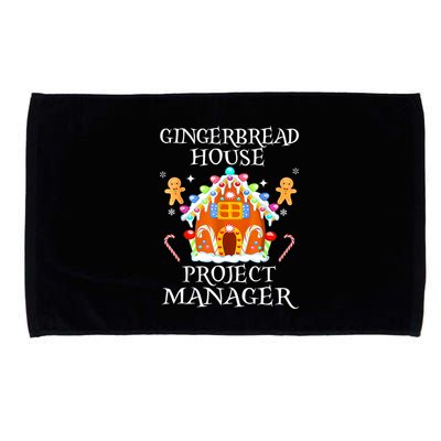 Gingerbread House Project Manager Decorating Baking Xmas Microfiber Hand Towel